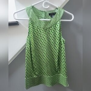 Etcetera Sleeveless Blouse Silk Blend Career Retro Size 2 NWOT